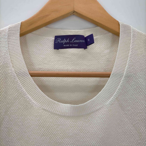 ラルフローレンパープルレーベル RALPH LAUREN PURPLE LABEL イタリア製 サーマルニット 半袖Tシャツ メンズ import:M