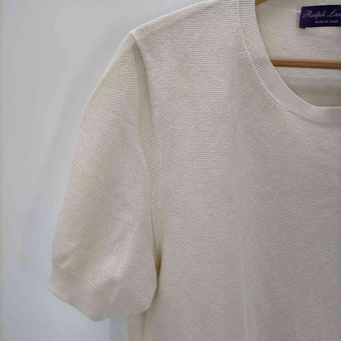 ラルフローレンパープルレーベル RALPH LAUREN PURPLE LABEL イタリア製 サーマルニット 半袖Tシャツ メンズ import:M