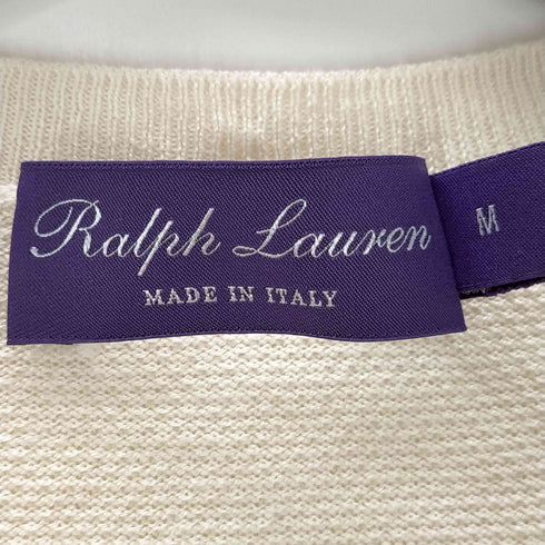 ラルフローレンパープルレーベル RALPH LAUREN PURPLE LABEL イタリア製 サーマルニット 半袖Tシャツ メンズ import:M