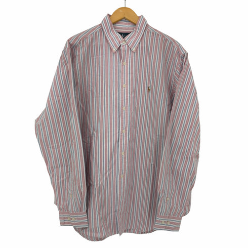 ラルフローレン RALPH LAUREN CLASSIC FIT ポニー刺繍 BD マルチボーダー L/S シャツ メンズ 17 1/2
