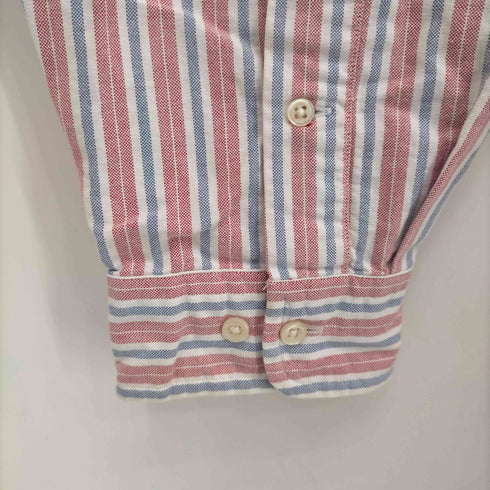 ラルフローレン RALPH LAUREN CLASSIC FIT ポニー刺繍 BD マルチボーダー L/S シャツ メンズ 17 1/2