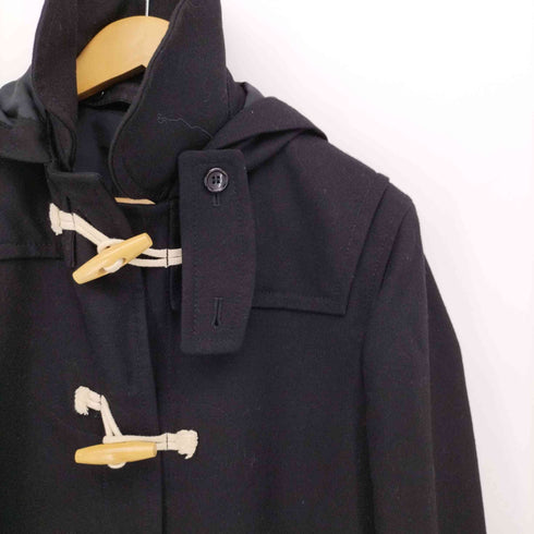 トリココムデギャルソン tricot COMME des GARCONS 09AW フード付 ウール ダッフル コート レディース import:M