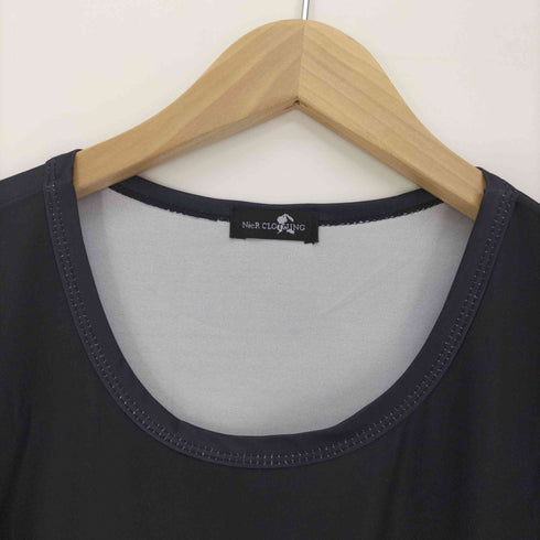 ニーア クロージング NieR CLOTHING 裾 プリント セカンドスキン カットソー メンズ