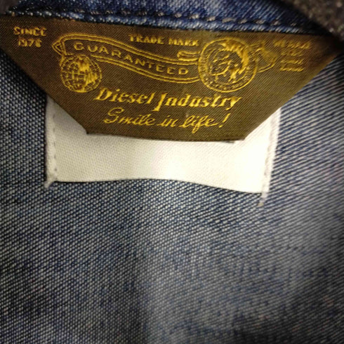 ディーゼル DIESEL マルチボタンウエスタンデニムシャツ メンズ JPN:S