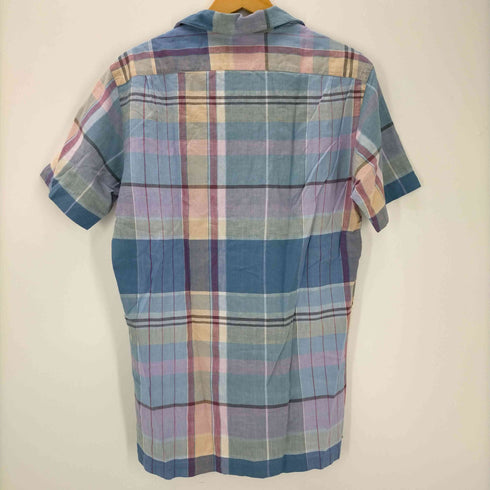 ポロバイラルフローレン Polo by RALPH LAUREN チェック柄 開襟半袖シャツ メンズ import:M
