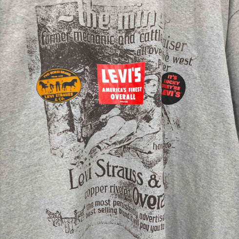 リーバイス Levis SHIRTS FOR JEANS USA製 プリントTシャツ メンズ import:XL
