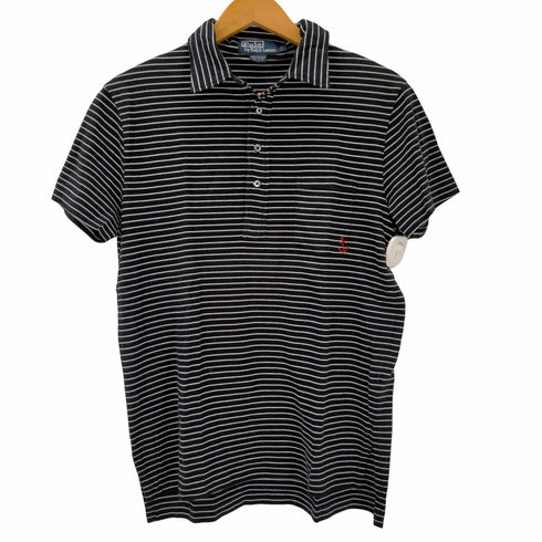 ポロバイラルフローレン Polo by RALPH LAUREN ボーダー柄 半袖ポロシャツ メンズ import:S
