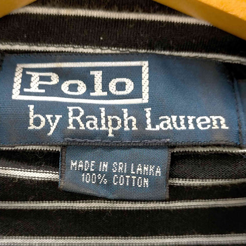 ポロバイラルフローレン Polo by RALPH LAUREN ボーダー柄 半袖ポロシャツ メンズ import:S