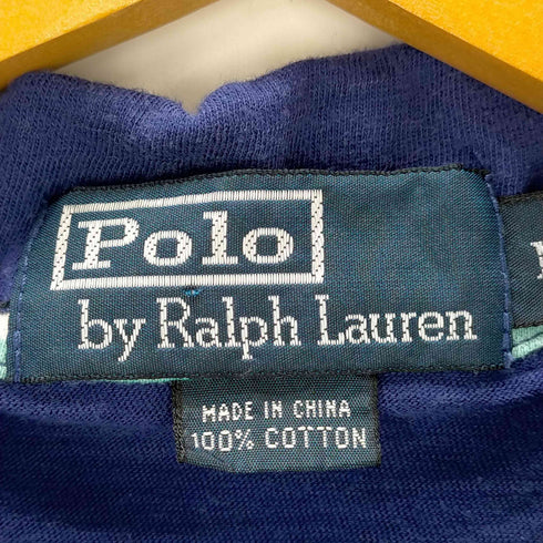 ポロバイラルフローレン Polo by RALPH LAUREN ボーダー柄 半袖ポロシャツ メンズ import:M