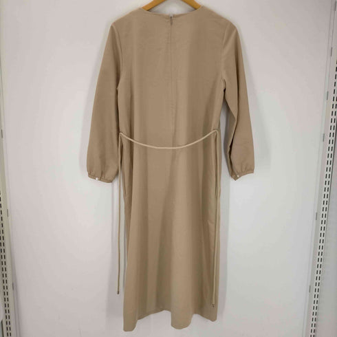 ユナイテッドアローズグリーンレーベルリラクシング UNITED ARROWS green label relaxing コードベルト キイネック ワンピース レディース FREE