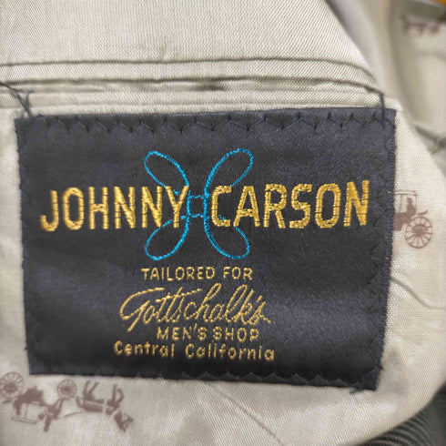 JOHNNY CARSON 背抜き 2Bシングルテーラードジャケット メンズ
