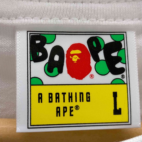 アベイシングエイプ A BATHING APE ghost TEE メンズ JPN:L