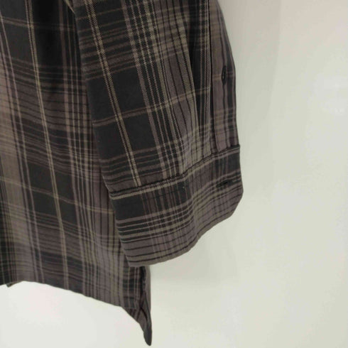 ユニクロユー UNIQLO U フランネルオーバーサイズチェックシャツ メンズ import:XL