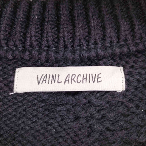 ヴァイナルアーカイブ VAINL ARCHIVE 21AW GRADUALLY フレンチメリノウール ケーブルニット メンズ JPN:M