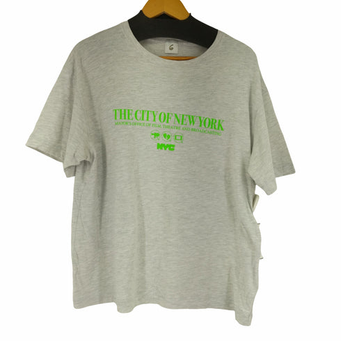ロクビューティーアンドユースユナイテッドアローズ 6 BEAUTY & YOUTH UNITED ARROWS 23SS NYC × THE CITY OF NEW YORK Tシャツ レディース JPN:M