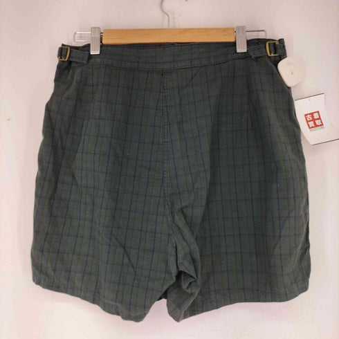 ペニーズ PENNEYS アジャスター付き チェックワイドショーツ レディース 36