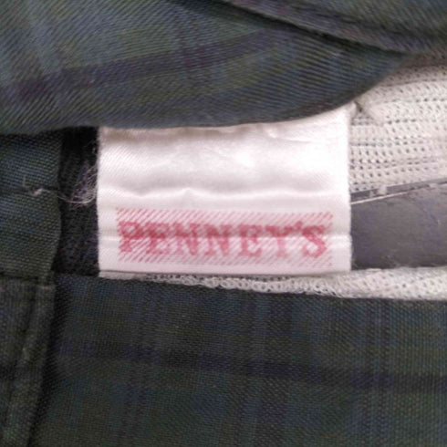 ペニーズ PENNEYS アジャスター付き チェックワイドショーツ レディース 36