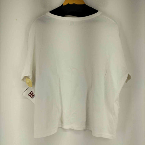 ロクビューティーアンドユースユナイテッドアローズ 6 BEAUTY & YOUTH UNITED ARROWS HOOKTAPE COTTON SHORT SLEEVE / フックテープ コットン ショート スリーブ カットソー レディース FREE