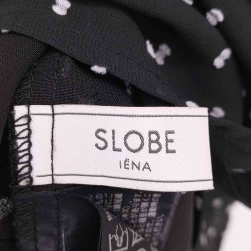 スローブイエナ SLOBE IENA ドット柄 ノースリーブ ブラウス レディース