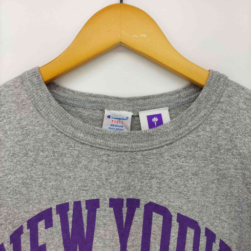 チャンピオン Champion USA製 NEW YORK UNIVERSITY クルーネック プリント Tシャツ メンズ import:M