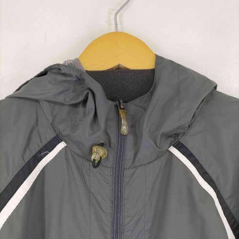リーボック Reebok 00s インナーメッシュ ラインデザイン シェルジャケット メンズ import:L
