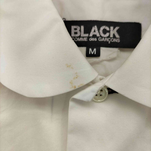 ブラックコムデギャルソン BLACK COMME des GARCONS 丸襟 デザイン S/S シャツ レディース JPN:M