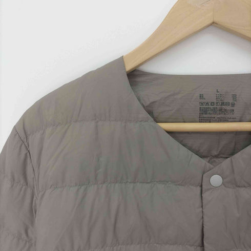 ムジルシリョウヒン 無印良品 23AW 軽量ダウンノーカラーダウンジャケット レディース L