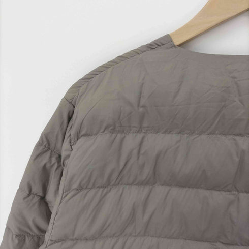 ムジルシリョウヒン 無印良品 23AW 軽量ダウンノーカラーダウンジャケット レディース L