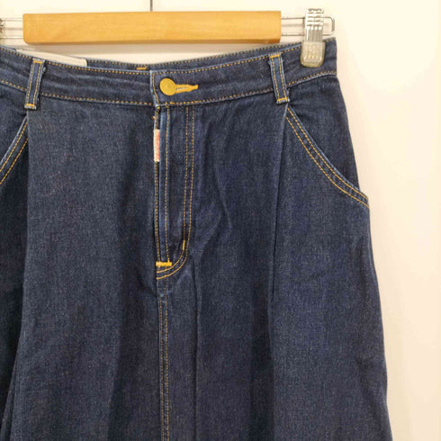 スピックアンドスパン Spick and Span ロング デニム ハイパー マキシ フレア スカート レディース JPN:L