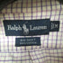 ラルフローレン RALPH LAUREN 90-00s BIG SHIRT スモールポニー刺繍 チャイナデザイン リメイクシャツ ストライプ x チェック メンズ import:M