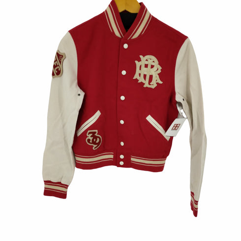 ラグビーラルフローレン Rugby Ralph Lauren デカロゴワッペンスタジャン レディース S