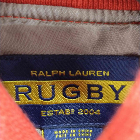 ラグビーラルフローレン Rugby Ralph Lauren デカロゴワッペンスタジャン レディース S