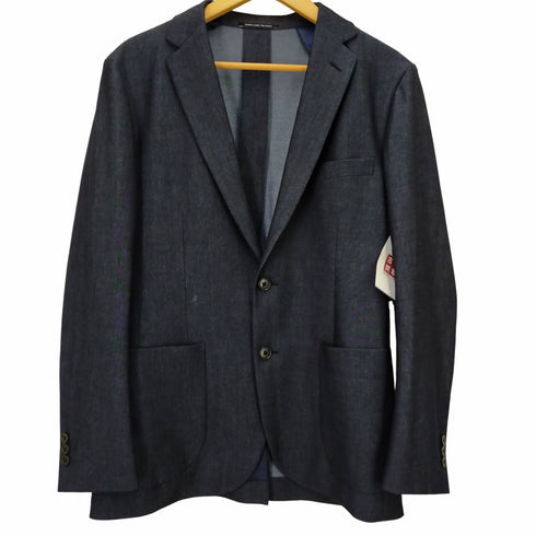 ユナイテッドアローズグリーンレーベルリラクシング UNITED ARROWS green label relaxing A+ TR デニムライク スタンダード 2B ジャケット メンズ M