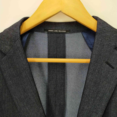 ユナイテッドアローズグリーンレーベルリラクシング UNITED ARROWS green label relaxing A+ TR デニムライク スタンダード 2B ジャケット メンズ M