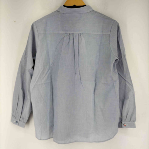 パークス PARKES 60ローン 丸襟リバ ティボタンシャツ レディース JPN:M