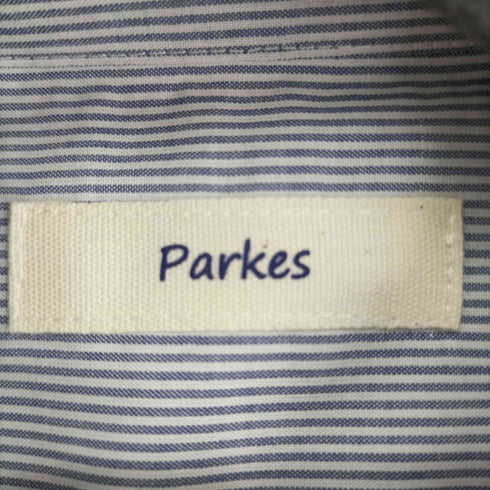 パークス PARKES 60ローン 丸襟リバ ティボタンシャツ レディース JPN:M