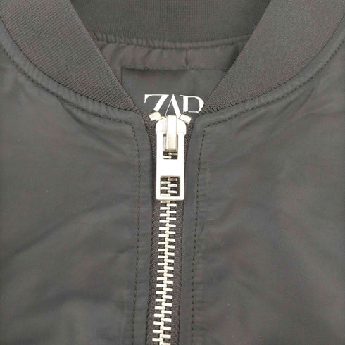 ザラ ZARA クロップド ボンバージャケット レディース import:L