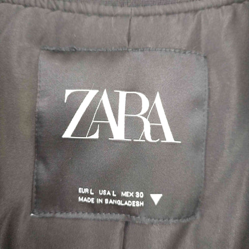 ザラ ZARA クロップド ボンバージャケット レディース import:L