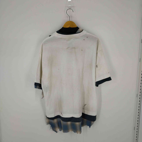 メゾンミハラヤスヒロ Maison MIHARA YASUHIRO 24SS Triple Layered T-shirt トリプルレイヤードTシャツ メンズ JPN:48