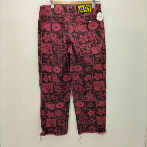イギー iggy Denim Flowers Pants - Red メンズ 32