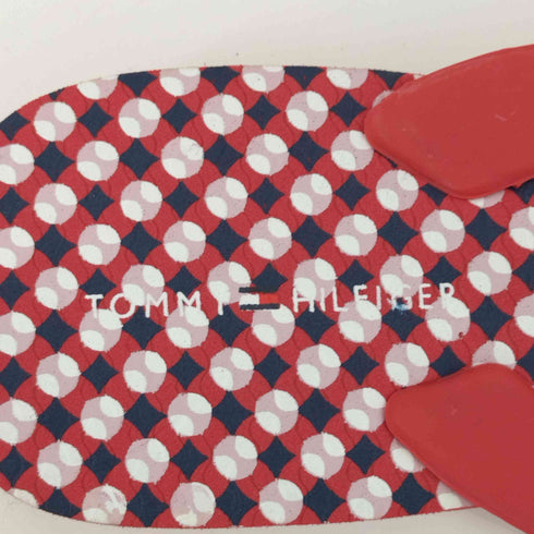 トミーヒルフィガー TOMMY HILFIGER ロゴプレート ビーチサンダル レディース