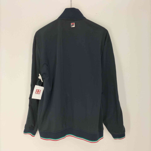 フィラ FILA ITALIA 国旗 フロント ワッペン 刺繍 サイドライン トラック ジャケット メンズ import:L