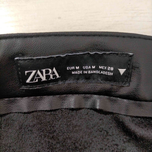 ザラ ZARA FAUX LEATHER SHORTS レディース M