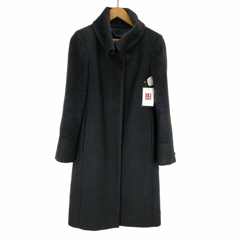 マックスマーラ MAX MARA 白タグ アルパカ混 ステンカラーコート レディース JPN:40