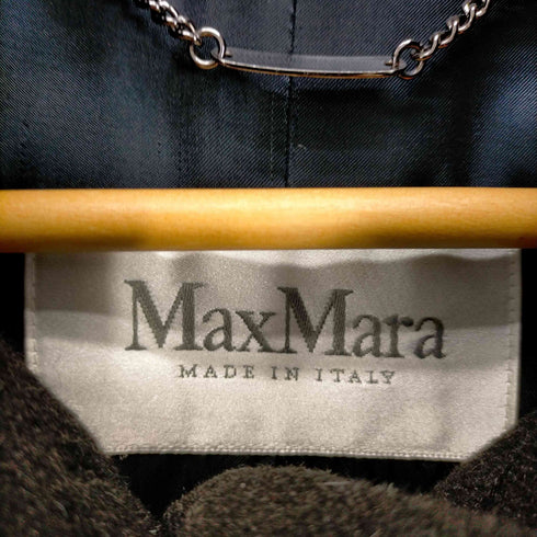 マックスマーラ MAX MARA 白タグ アルパカ混 ステンカラーコート レディース JPN:40