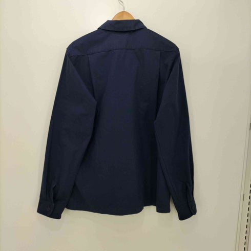 ユニフォールワールド UNIFORM WORLD 長袖ワークシャツ フラップポケット 両ポケ メンズ L