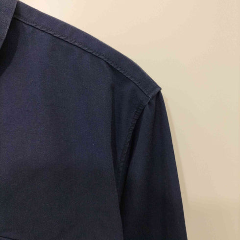 ユニフォールワールド UNIFORM WORLD 長袖ワークシャツ フラップポケット 両ポケ メンズ L