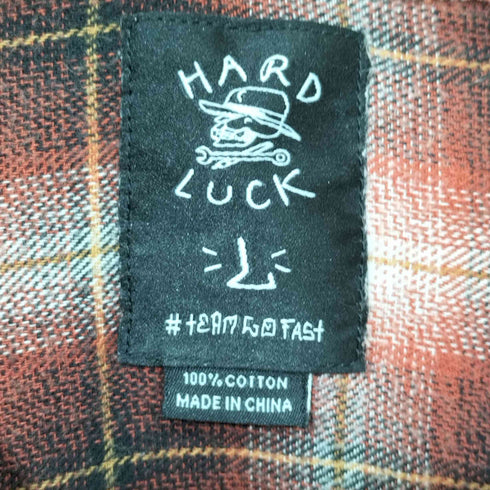 ハードラック HARD LUCK チェックシャツ メンズ L