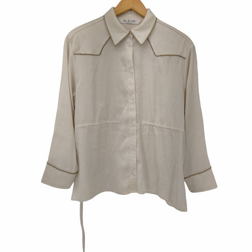 レイビームス Ray BEAMS 20SS サテンドロストウエスタンシャツ レディース