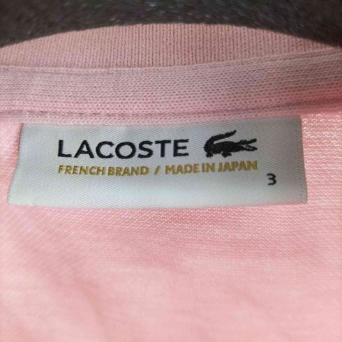 ラコステ LACOSTE S/S ポロシャツ レディース JPN:3